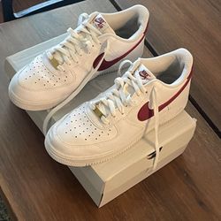 Nike Air Force 1 Low White Team Red