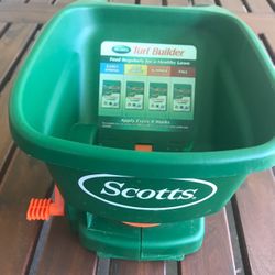 Scotts Whirl Hand-Powered Spreader, like new