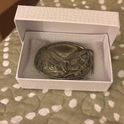 Vintage Siskiyou Buckle Co. Bald Eagle Belt Buckle 
