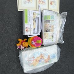 Lot of 8 Winnie Pool Baby Room for crib