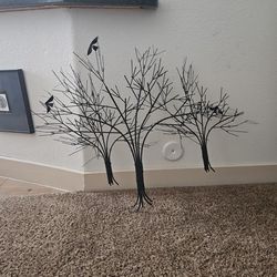 Tree and Bird Art Sculpture 