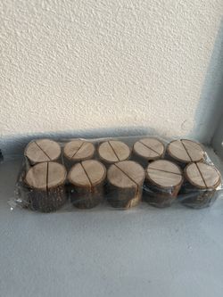 Mini Wooden Log Name Tag / Place card Holders