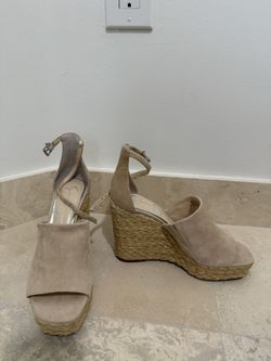 Jessica Simpson Nude Wedges Size 8