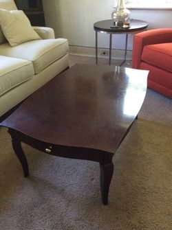 Bombay Shop Mahogany coffee table