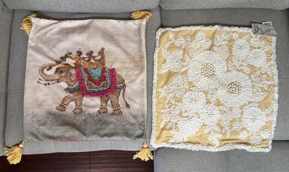 Boho Throw Pillow Cases set of 2 just $5 for both