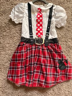 Minnie Mouse Girls halloween Costume Dress with ears