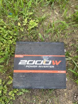 2000W 12V Power Inverter — 120V AC / USB