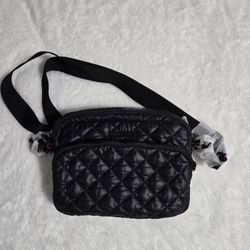 New Mz Wallace Small Metro Quilted Nylon Camera Bag