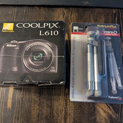 Coolpix Camera & Tripod