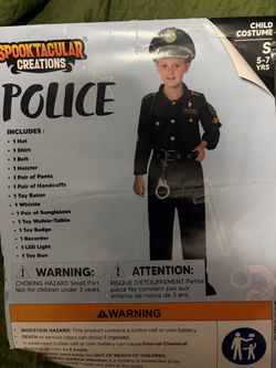 Police custom only tried on 1x like new