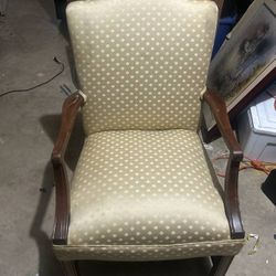 Free Upholstered Armchair (spring damage)