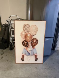 Large Framed Fashion Wall Art Print