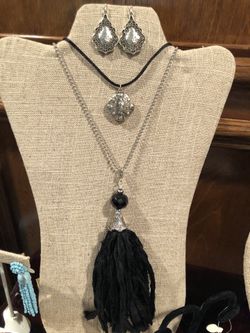 Necklaces & Earrings $25 each