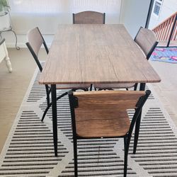 Table And Four Chairs 