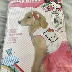 SMALL Dog Hello Kitty Costume 