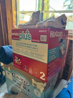 Diapers size 1 and size 2