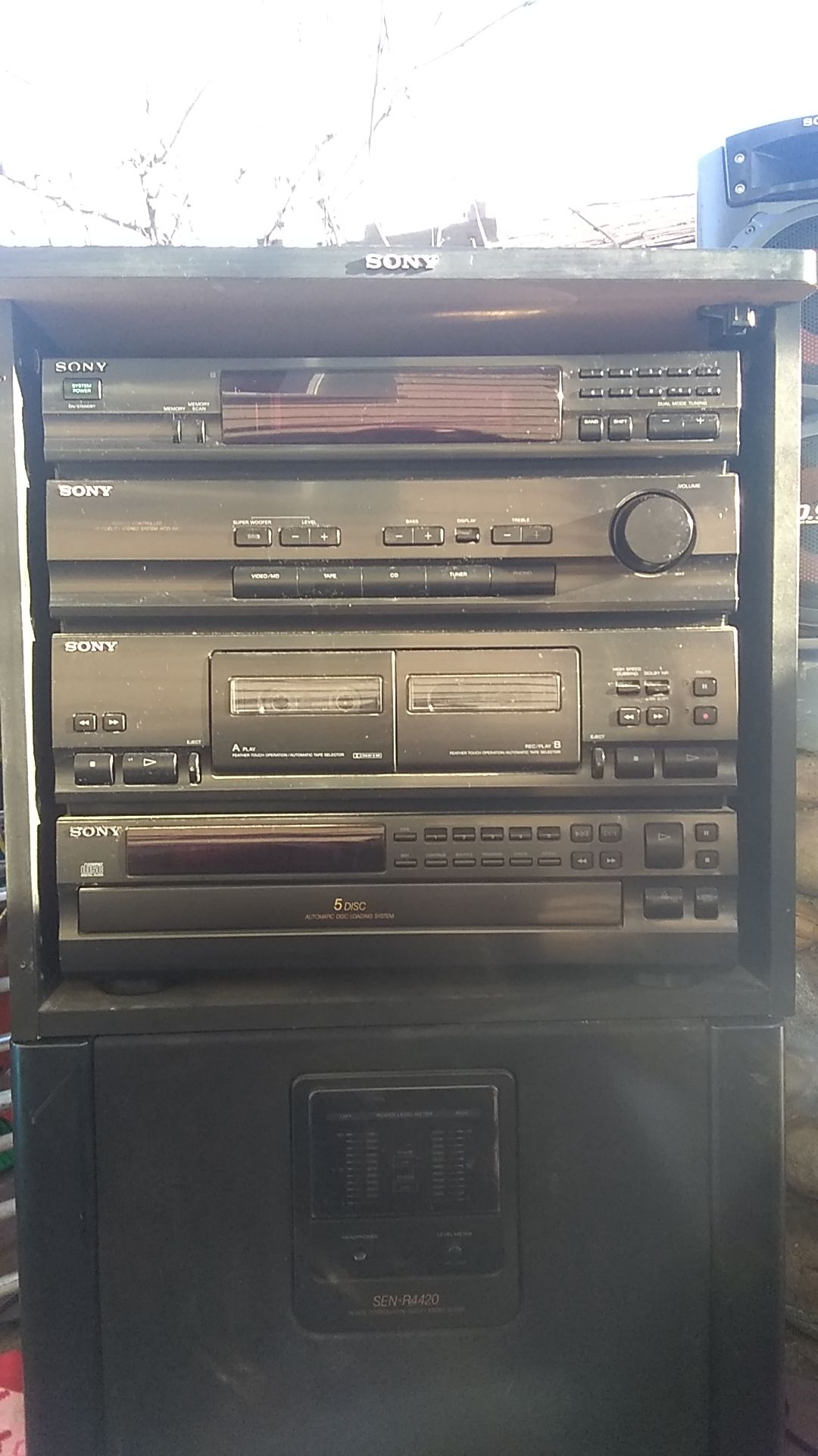SONY Compact Disk deck receiver model number. Hcd-441 $50$