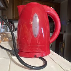 Cute Red Electric Kettle