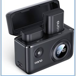 2-Pack LP-E6NH Batteries and 18W Fast Dual USB Charger for Canon EOS R5,R5 C R6 Mark II, 5D 6D 7D Mark II III IV, 5DS, 60D, 70D, 80D, 90D, with Smart 