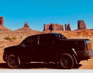 Black Crew Cab Pickup Truck