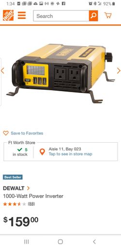 DEWALT 1000-Watt Power Inverter