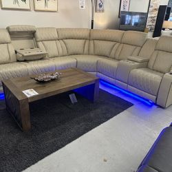 Beige Sectional 