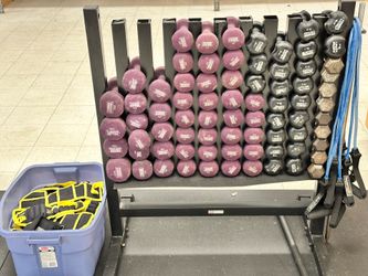 Weights & Rack Plus Extras $99