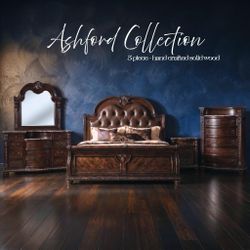 Premium solid Wood Bed Set 5pc !!