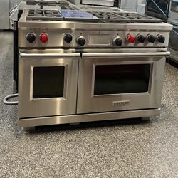 Wolf Stainless Steel 48” Wide Legacy Model Dual Fuel Range 