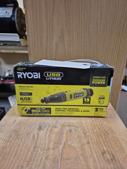 NEW Ryobi USB Lithium Rotary Tool Kit FVM51K