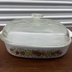 Vintage Corningware 1(contact info removed) Le Romario Spice Of Life Bakeware
