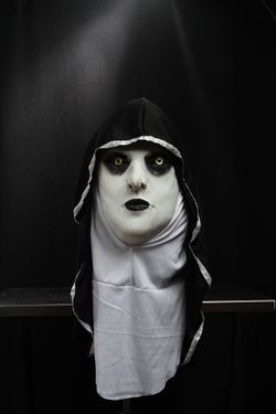 Nun Halloween Costume Mask