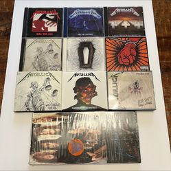 Metallica Vintage CD Music Album LOT Thrash Metal 80’s Original Live Master Of Puppets 