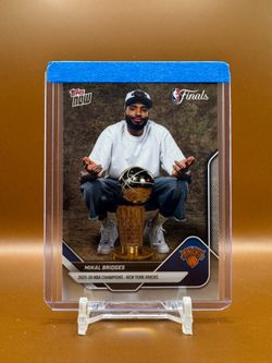 2026 Topps Now NY Knicks Champion Set Mikal Bridges #C4-SP Image Variation