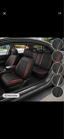 MotorBox TrimLine Reserve Series Sparkle Leather Car Seat Cover Set