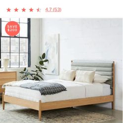 Article queen upholstered bed frame