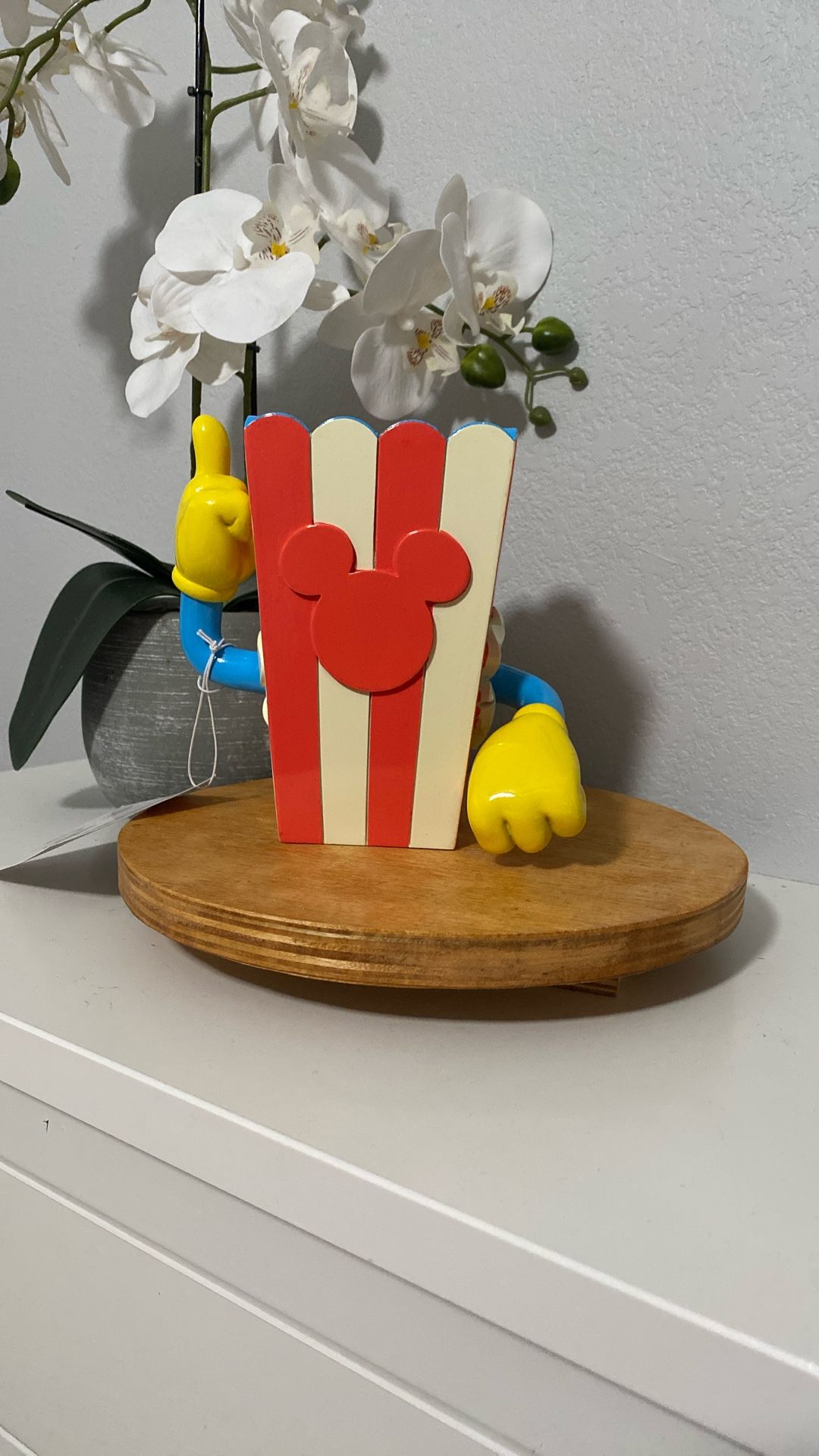 NEW 2024 Disney Parks Disney Eats Popcorn Box Planter Pot Home Decor New