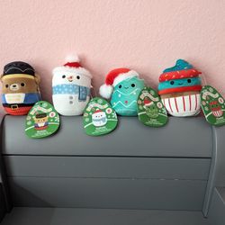 Christmas Squishmallow Squeaky toys Bear Cupcake
