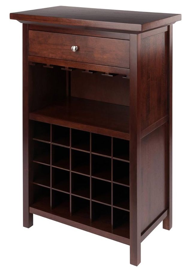 Mahogany Wine Cabinet/Entry Table/Shelf