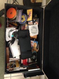 Chest full of movies new DVD's and Blu Rays