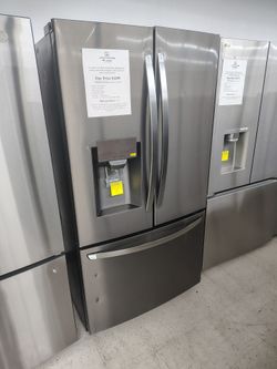 50% OFF 3 DOOR FRENCH DOOR FRIDGES!  THIS WEEK ONLY! LG 28 Cu Ft, 36"W (Was $1499 Now Only $749)