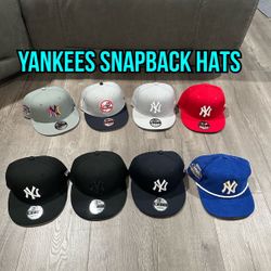MLB New Era New York Yankees Red, Brown, Camo And Blue Patch 9fifty 9 Forty A Frame And Reg SnapBack Hats 