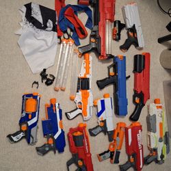 Nerf Toy Lot