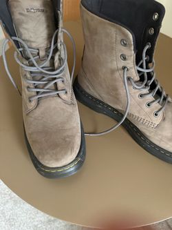 New Doc Marten RARE Grey Suede Size 12