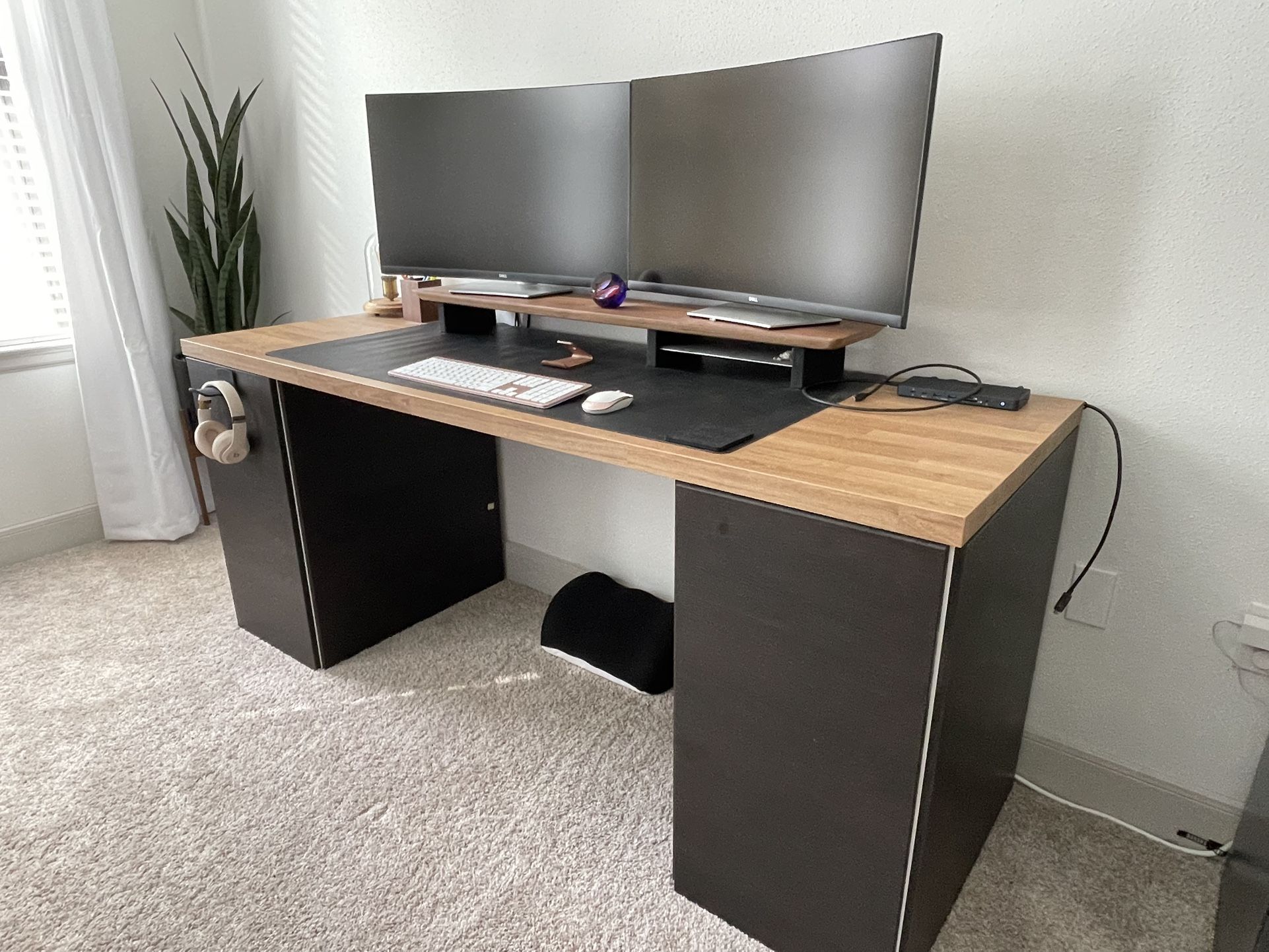 At-Home workstation desk with desk chair