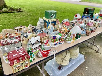 Vintage Christmas Houses