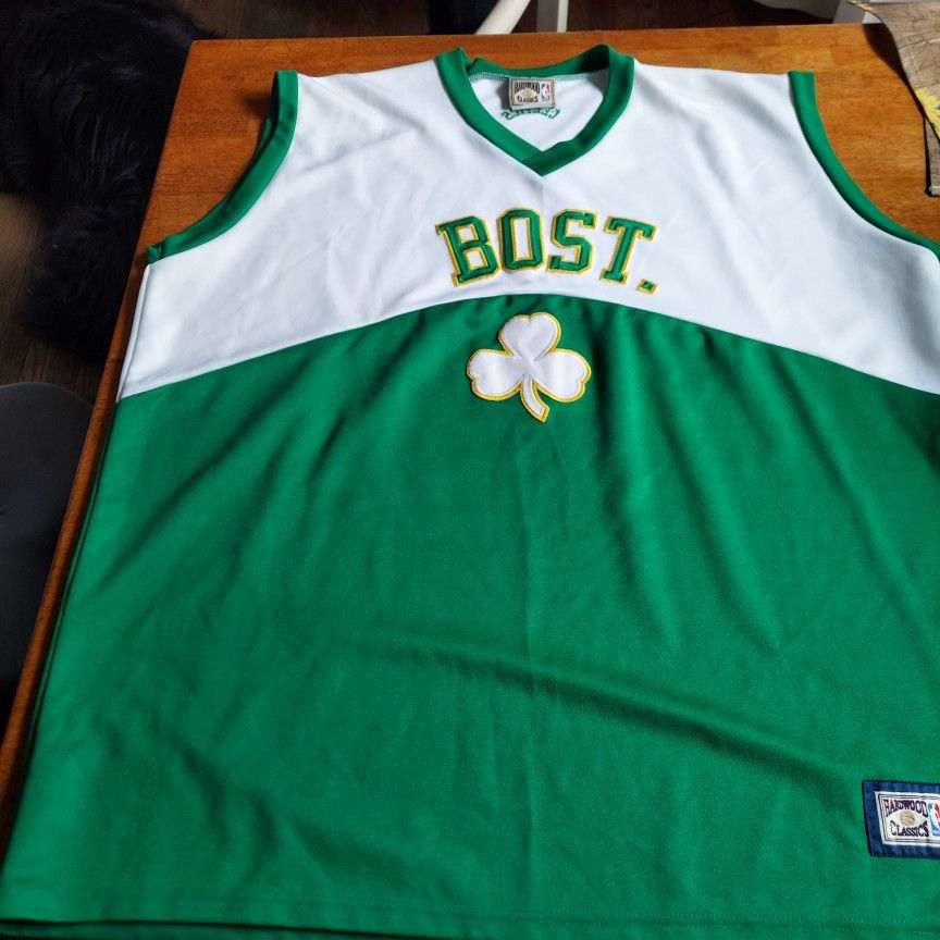 Boston Celtics Majestic Harwood Classic Jersey