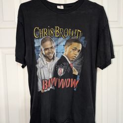 2007 Chris Brown Bow Wow Soulja Boy Sean Kingston Shop Boyz Tour T-shirt
