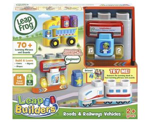 LeapFrog LeapBuilders Roads and Railways Vehicles