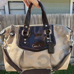 Coach Ashley Dotted Handbag